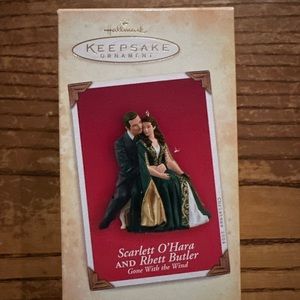 Hallmark, keepsake, ornament, Scarlett, O’Hara, and red Butler